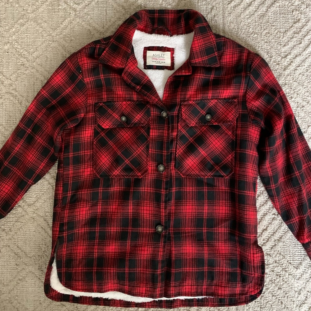 Light plaid coat